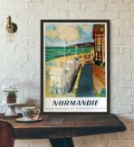 poster vintage normandia