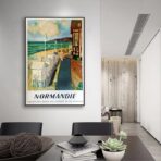 poster vintage normandia