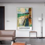 poster vintage normandia