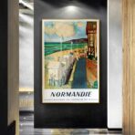 poster vintage normandia