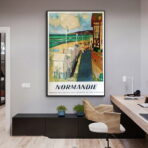 poster vintage normandia