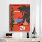 poster vintage nuova caledonia