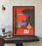 poster vintage nuova caledonia
