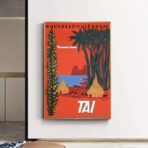 poster vintage nuova caledonia