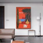 poster vintage nuova caledonia