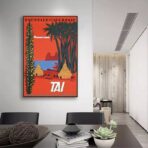 poster vintage nuova caledonia