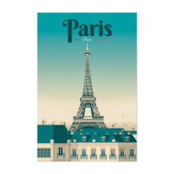 poster vintage di parigi