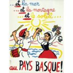 poster vintage paesi baschi