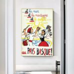 poster vintage paesi baschi
