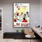 poster vintage paesi baschi