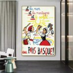 poster vintage paesi baschi