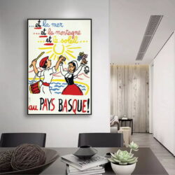 poster vintage paesi baschi