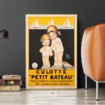 poster vintage di piccola barca