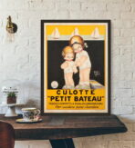 poster vintage di piccola barca
