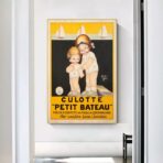 poster vintage di piccola barca