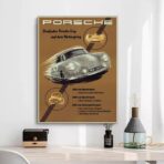 poster porsche vintage