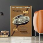 poster porsche vintage