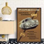 poster porsche vintage