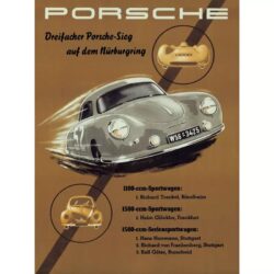 poster porsche vintage