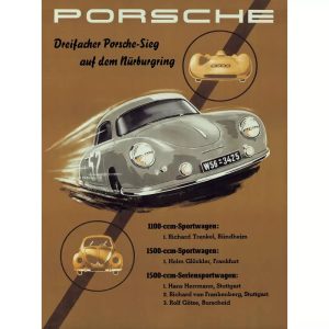 poster porsche vintage