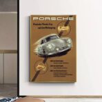 poster porsche vintage