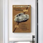 poster porsche vintage