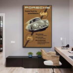 poster porsche vintage