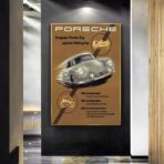 poster porsche vintage