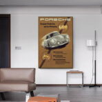 poster porsche vintage