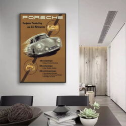 poster porsche vintage