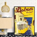 poster vintage portogallo