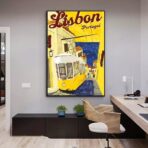 poster vintage portogallo