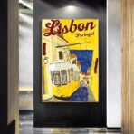 poster vintage portogallo