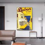 poster vintage portogallo