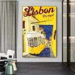poster vintage portogallo