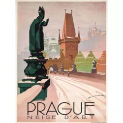 poster vintage praga