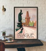 poster vintage praga