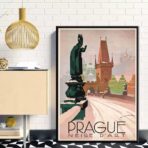 poster vintage praga