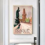 poster vintage praga