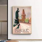 poster vintage praga