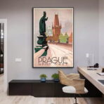 poster vintage praga