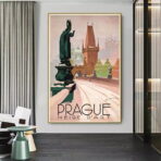 poster vintage praga