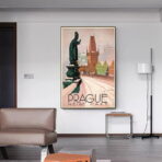 poster vintage praga
