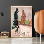 poster vintage praga