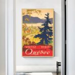 poster vintage quebec