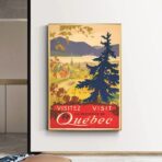 poster vintage quebec