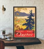 poster vintage quebec