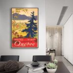 poster vintage quebec