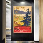 poster vintage quebec