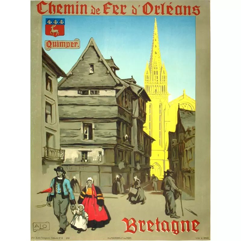 poster vintage quimper 2 poster vintage quimper 2